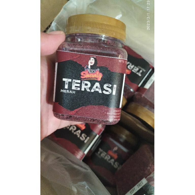 

Ready Stock Terasi Merah Tabur Teh Shanty 125gr Kemasan Botol Best Seller