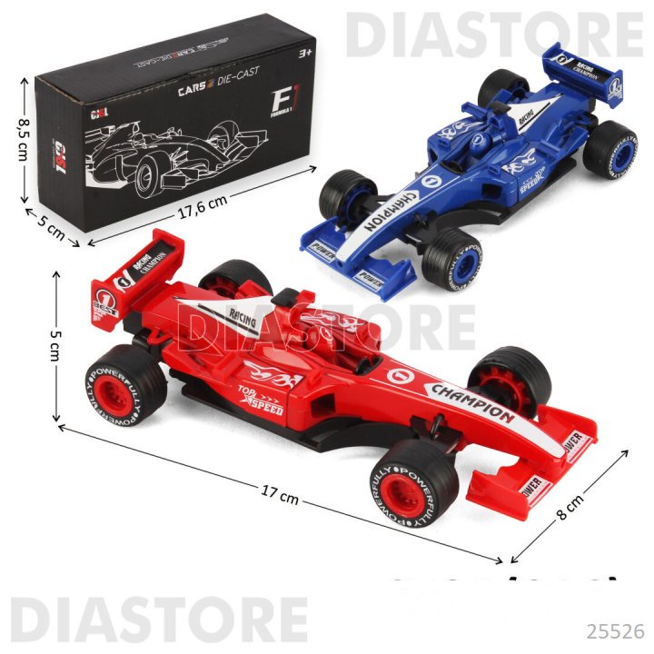 Diecast Mainan Mobil F1 Pullback Cars Die-Cast Formula