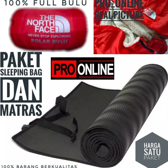 Paket Sleeping Bag Dan Matras - Sleeping Bag Bulu Dan Matras Camping