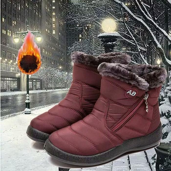 Terlaris Sepatu Boots Winter Wanita/Sepatu Waterproof/Sepatu Import