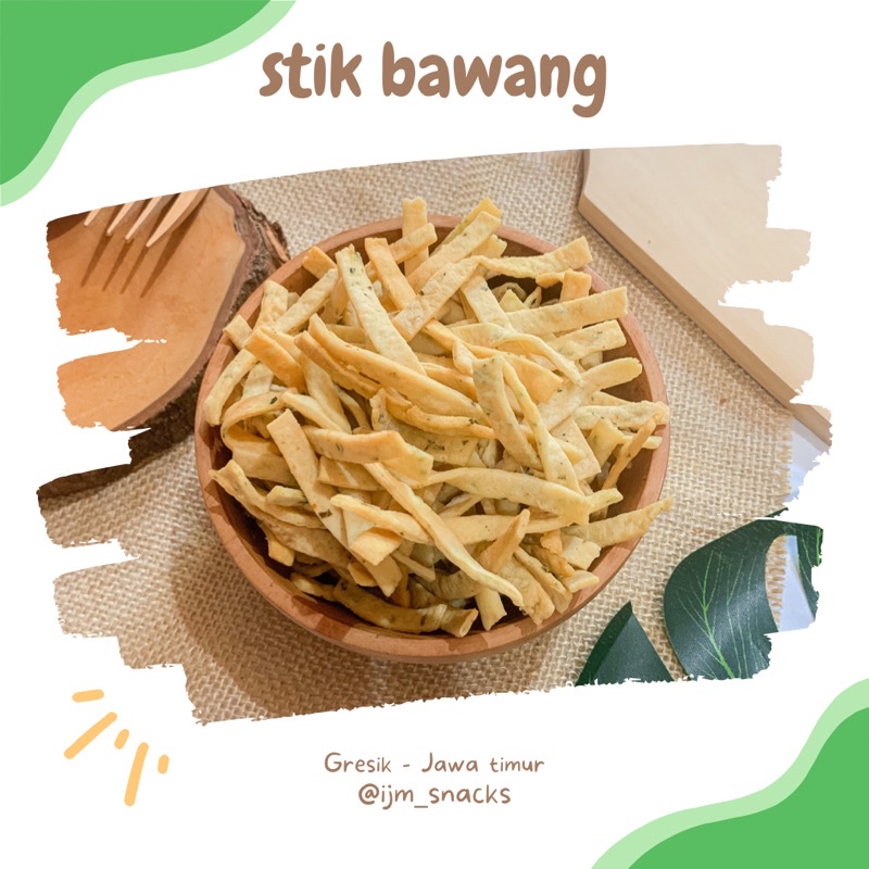 

Stik bawang 250gr / Jajan rasa Bawang / keripik bawang / snack kiloan / snack rasa bawang / jajan kiloan