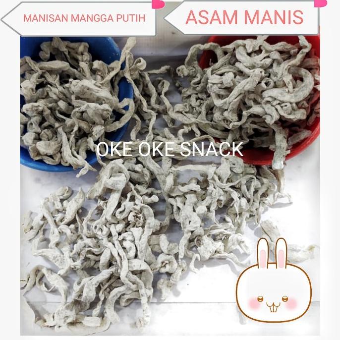 

Manisan Mangga Kering/Mangga Putih /Mangga Iris Asam Manis 500gram