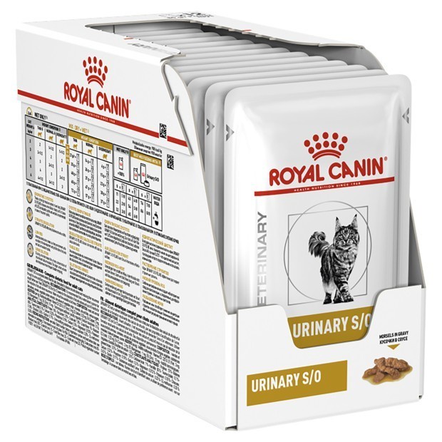 

Royal Canin Urinary S/O Cat Pouch 85Gr Isi 12Pcs - Makanan Basah