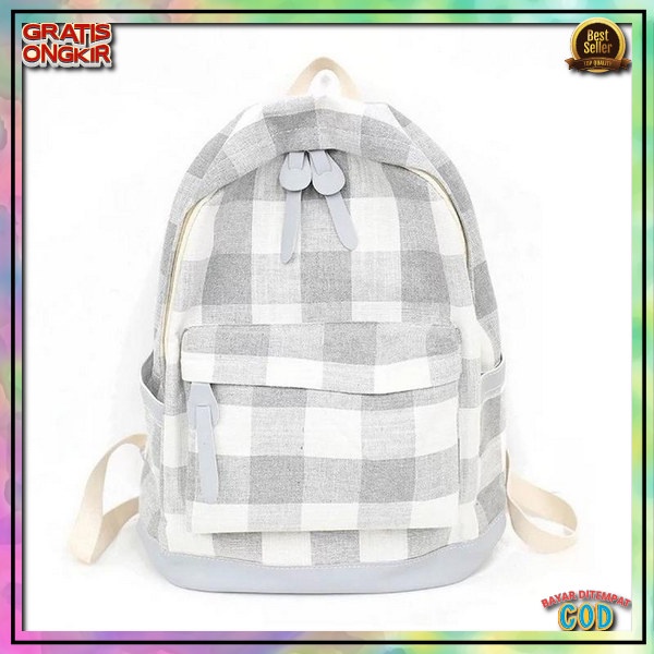 ( Mia ) Ta008 Tas Sekolah Anak Perempuan Anti Air Model Pelangi Import, Tas Sekolah Anak Perempuan C