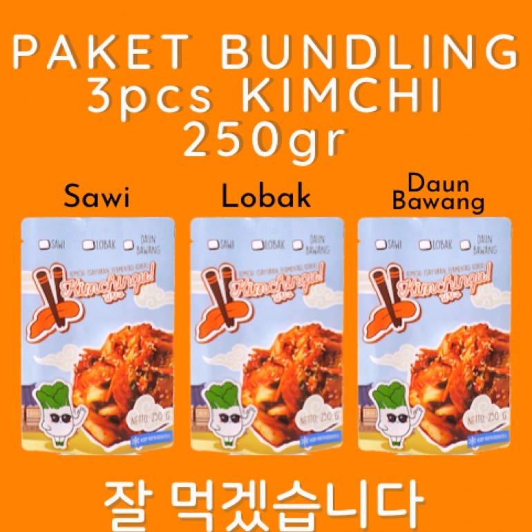 

Paket Bundling 3pcs Kimchi 250gr - Paket Reseller Kimchi Kimchingu Korea Best Seller