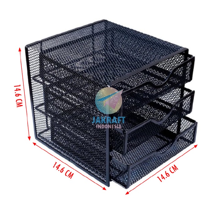 

Aurealiamall Desk Set Joyko Ds-27 Tempat Alat Tulis Pensil Meja Jaring Rak Besi