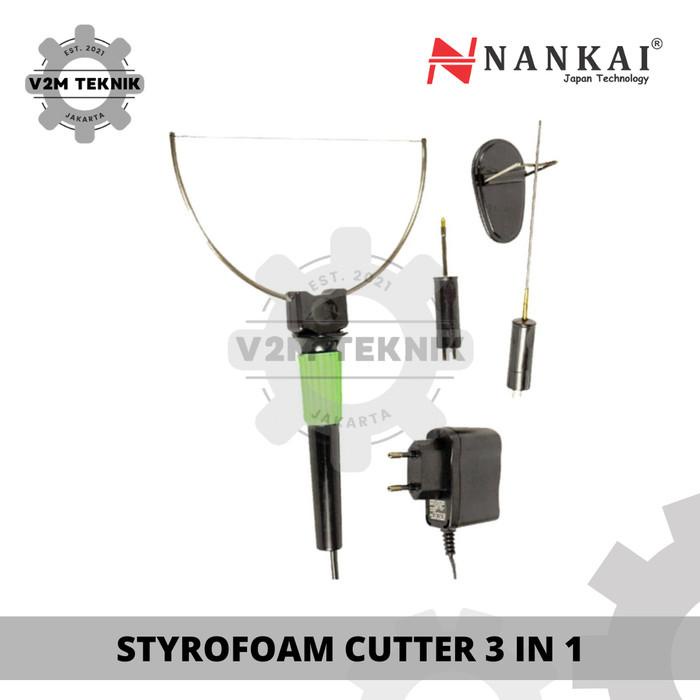 

Nankai Styrofoam Cutter 3In1 / Alat Pemotong Gabus Busa Hot Wire Foam