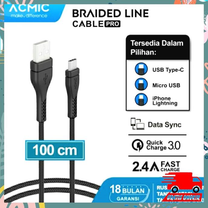 Acmic Kabel Data Charger Fast Charging Cable