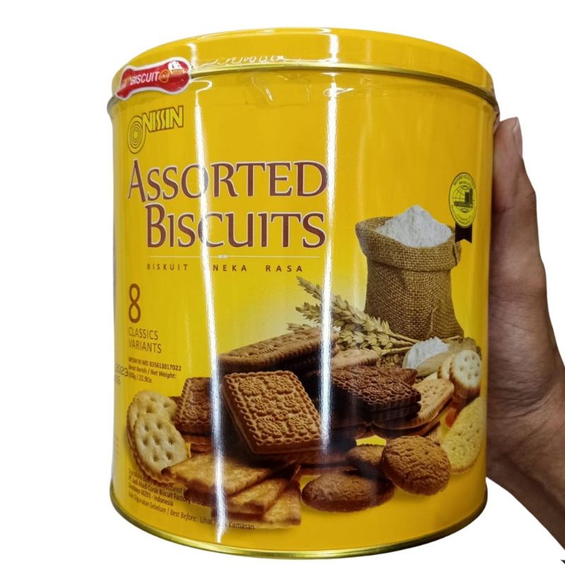 Nissin kue kaleng assorted biskuit