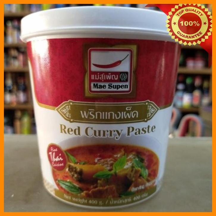 

(SUHA) MAE SUPEN RED CURRY PASTE 400GR
