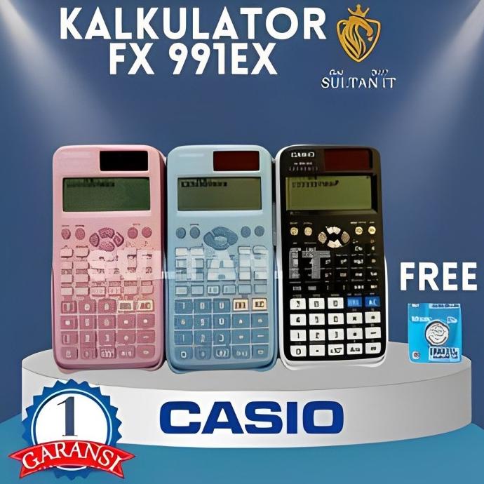 

KALKULATOR SCIENTIFIC CASIO FX 991EX - Pink ORIGINAL