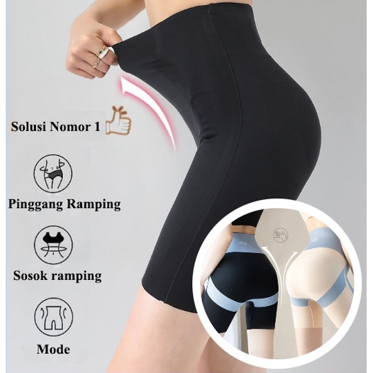 ION 5D SLIMMING PANTS Celana pantat tinggi tanpa jahitan Pakaian olahraga Celana angkat pantat