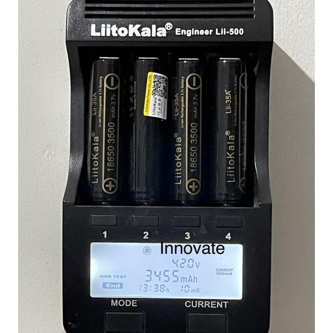 Liitokala lii-500 lii 500 baterai batre cell 18650 21700 charger