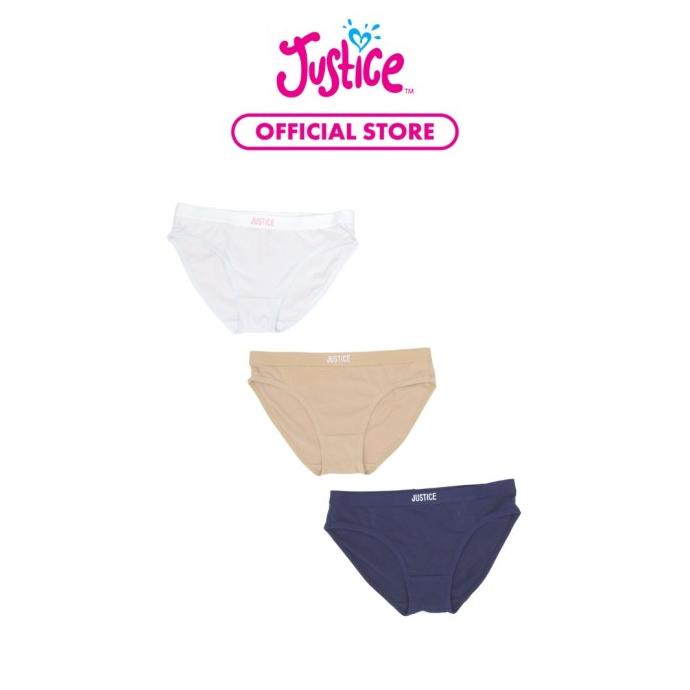 Justice 3 Pack Core Girls Undies - Celana Dalam Anak Perempuan