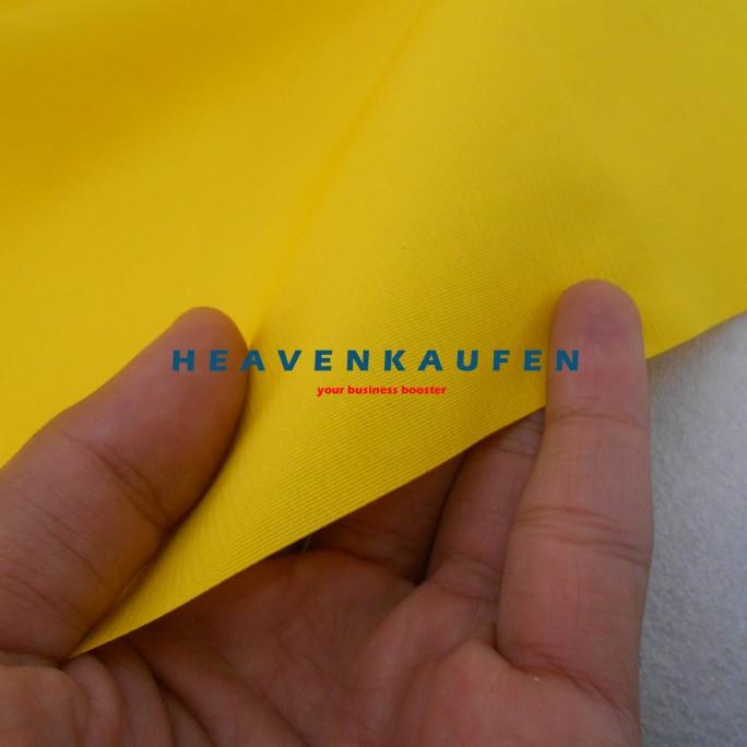 Kain Taslan Waterproof Anti Air Warna Kuning Meteran kud01