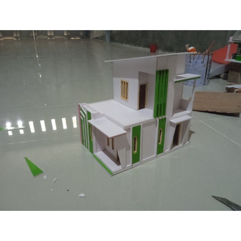 miniatur rumah modern (PO)