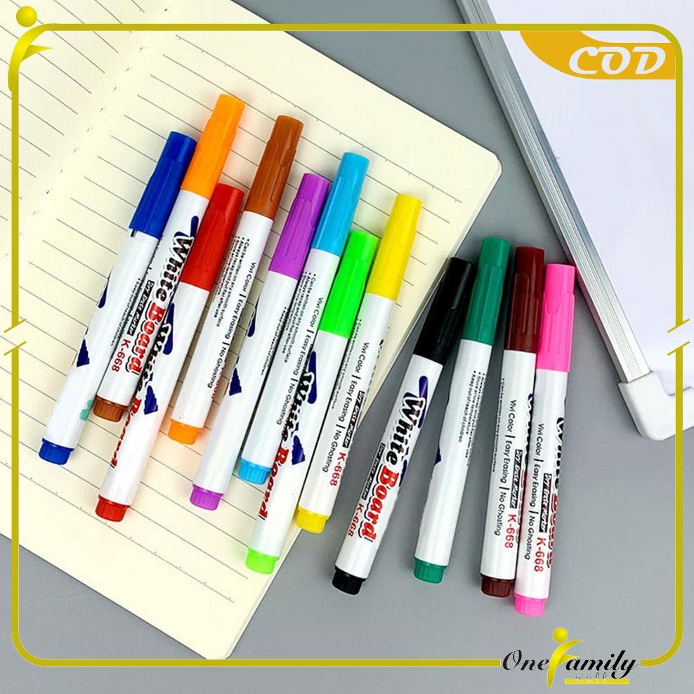 

ONE-A31 Spidol Ajaib Mainan Spidol Air Tulisan Mengapung / Spidol Whiteboard Warna / Mainan Edukasi Anak Spidol Papan Tulis Spidol Ajaib