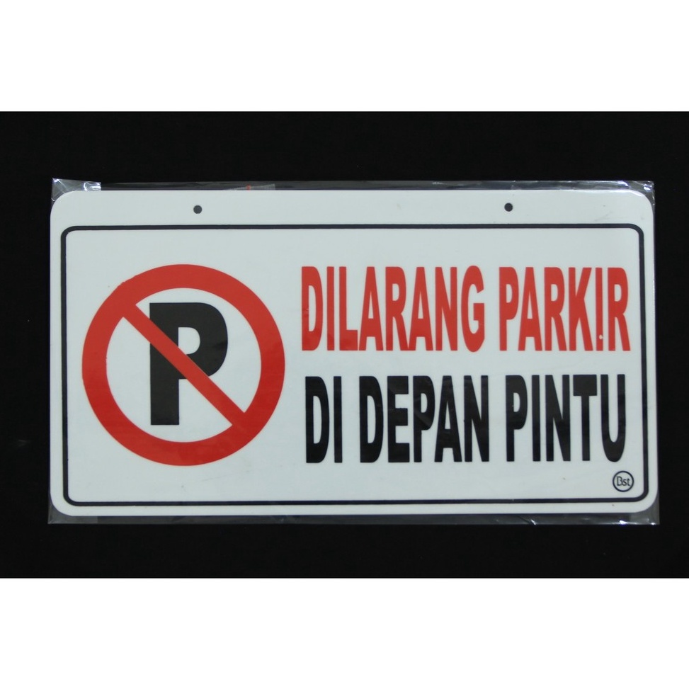 

Laris.. Label Akrilik Dilarang Parkir Gantung Besar 91