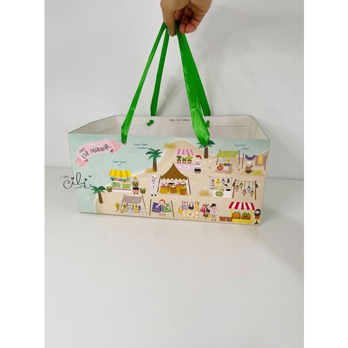 

(PAPERBAG MOROCCO) tema lebaran idul fitri 33 x 24 x 15 cm