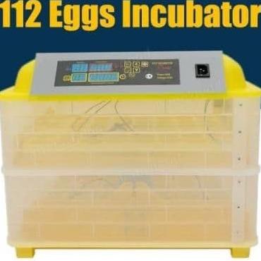 112 Egg Incubator Penetas Telur Unggas Burung Reptil Hhd 112 Otomatis