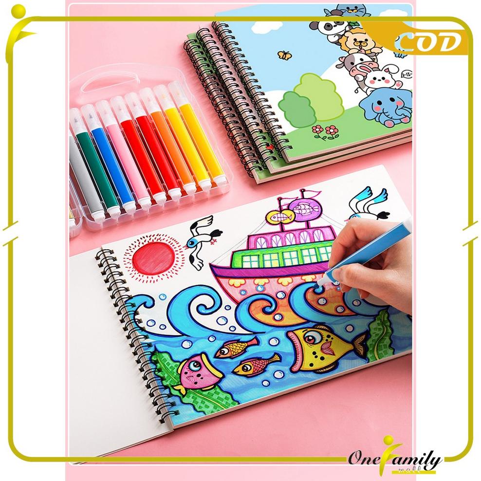

ONE-A62 Buku Gambar A4 30 Lembar Drawing Book Buku Mewarnai Anak Balita Painting Book / Buku Menggambar Buku Sketsa Gambar Lukis