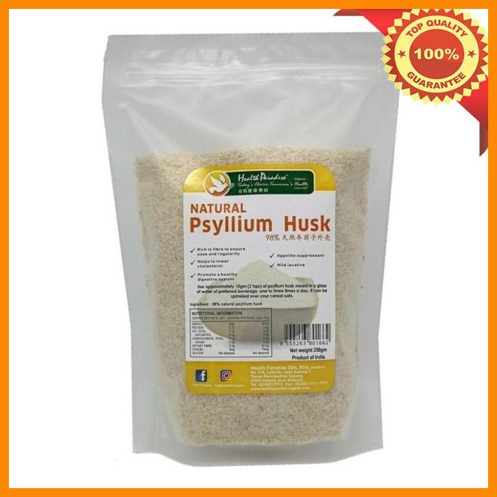 

(KSKS) HEALTH PARADISE NATURAL PSYLLIUM HUSK 250 G