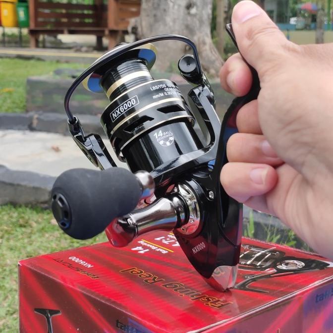 Reel 6000 Gulungan Pancing TaffSPORT NX6000 Metal Fishing Reel NX6000