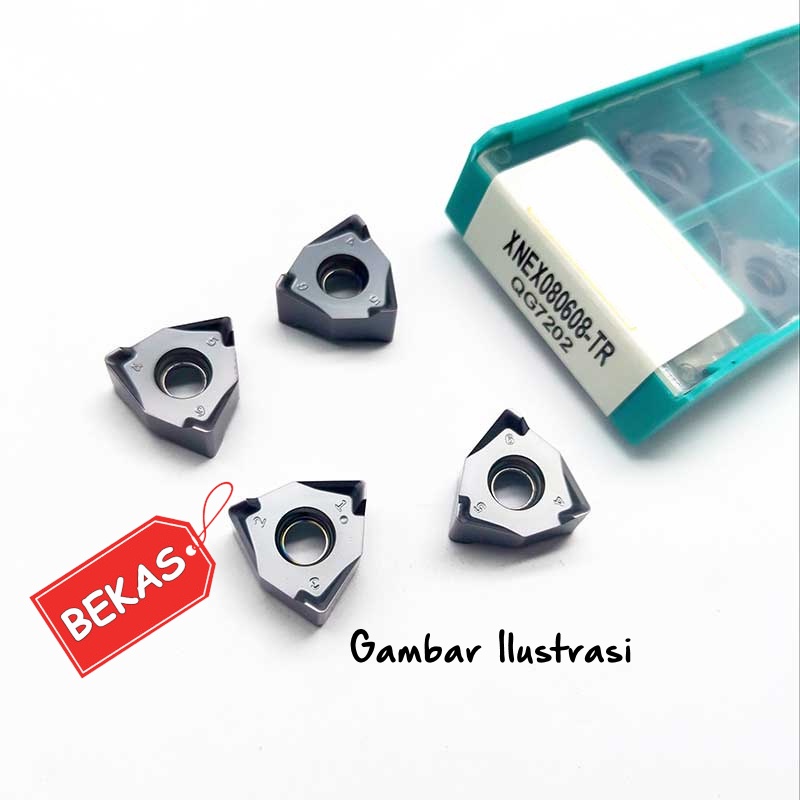 Insert Bubut XNEX 08 PAHAT BUBUT XNEX 08 INSERT XNEX 08 BEKAS