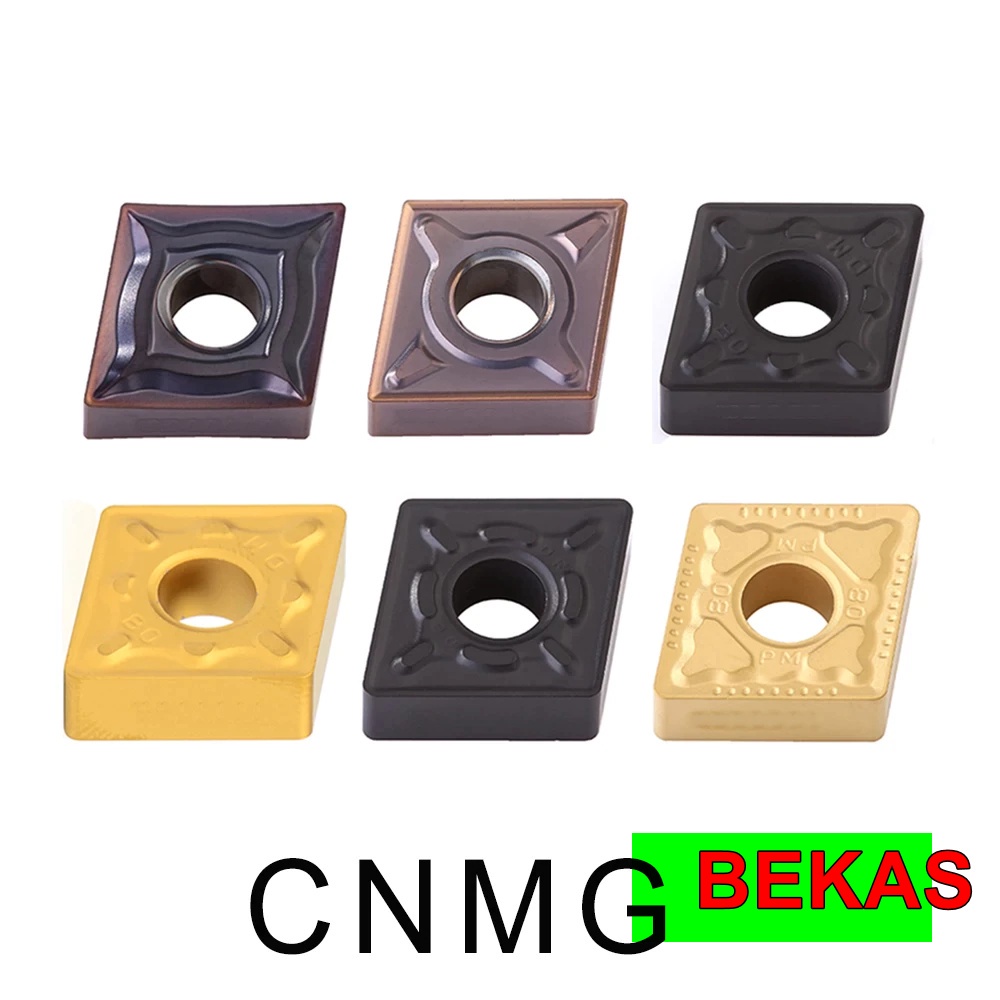 Insert CNMG 19 06 BEKAS Mata Bubut CNMG 19 Pisau Bubut Chip Bubut CNMG19 CNC Widia