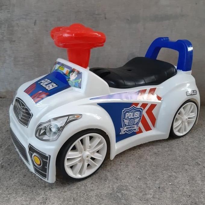 Mainan Mobil Polisi Tunggang Dorong Murah Edukasi Motor Anak Edukatif