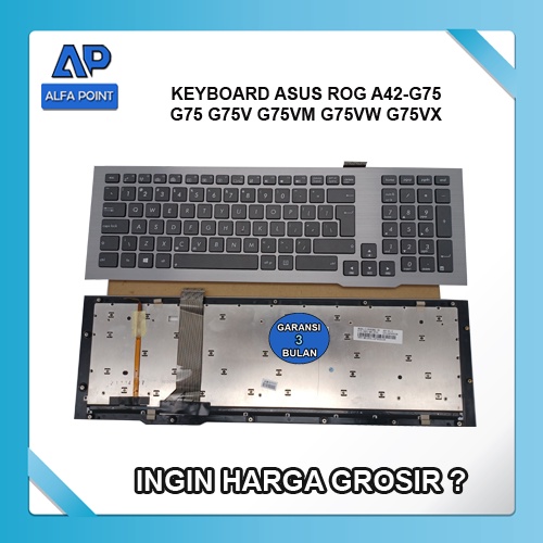 Keyboard Asus Rog A42-G75 G75V G75VM G75VW G75VX G75