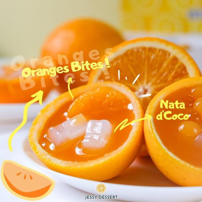 

Pudding Buah Segar Jeruk Oranges Dessert 100% Sunkist