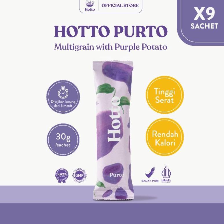 

Hotto Purto Multigrain with Purple Potato (9 sachet) Best Seller