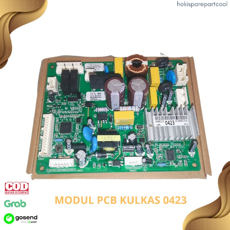 MODUL PCB KULKAS LG INVENTER EBR8223 0423 GNB185SQBB