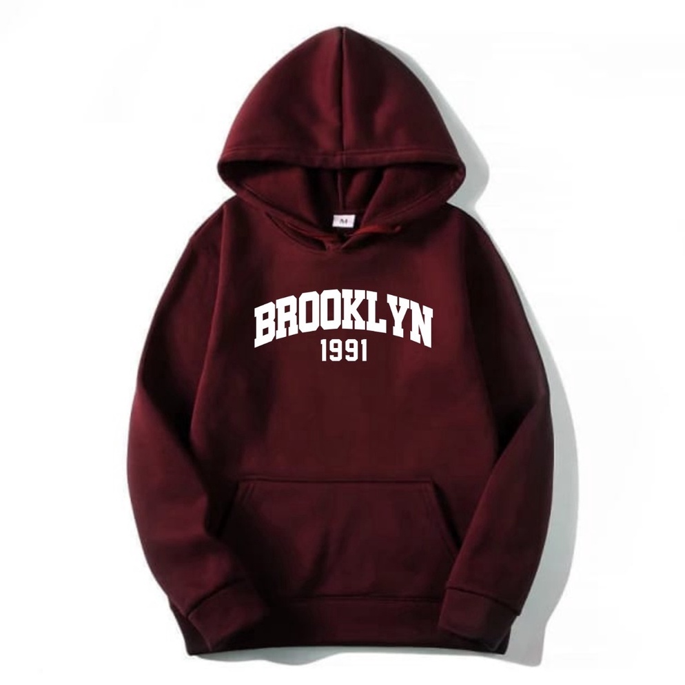 TERPERCAYA Jumper hoodie BROOKLYN 1991 || BROOKLYN 1991 Sweater Hoodie ( Pria & Wanita )