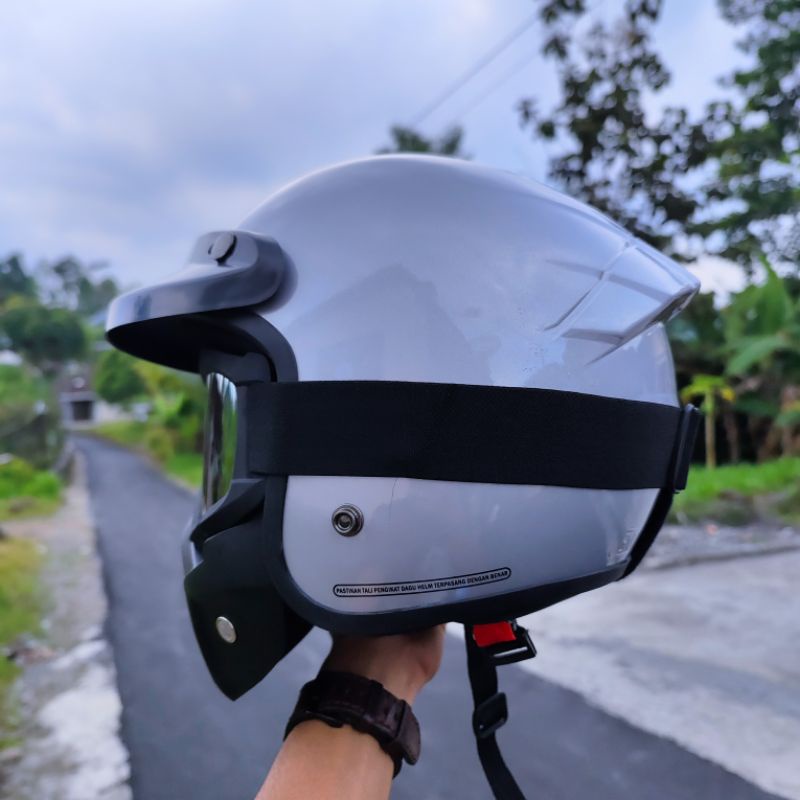 HELM BOGO KAIROS GOGLE MASK+TOPI PAKET GANTENG