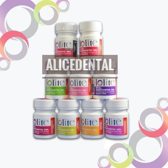 Lolite Gel Iolite Topikal Anastesi Dental Anestesi Topical Anesthetic