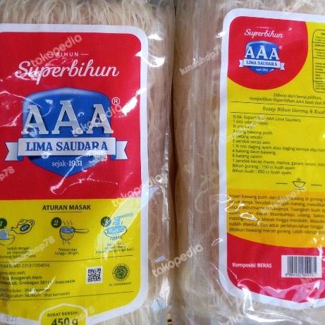 

{{{{{{] Bihun superbihun AAA Lima Saudara sejak 1951 450g