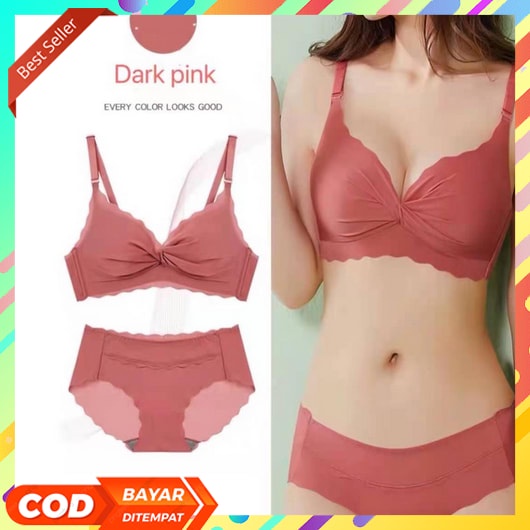 Sport Bra & Cd Set Sexy Wanita Bra Pakaian Dalam t Celana Dalem Lembut Halus Set Bra + Celana Dalam 
