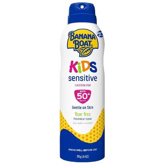 Banana boat kids sensitive sunscreen spray 170g