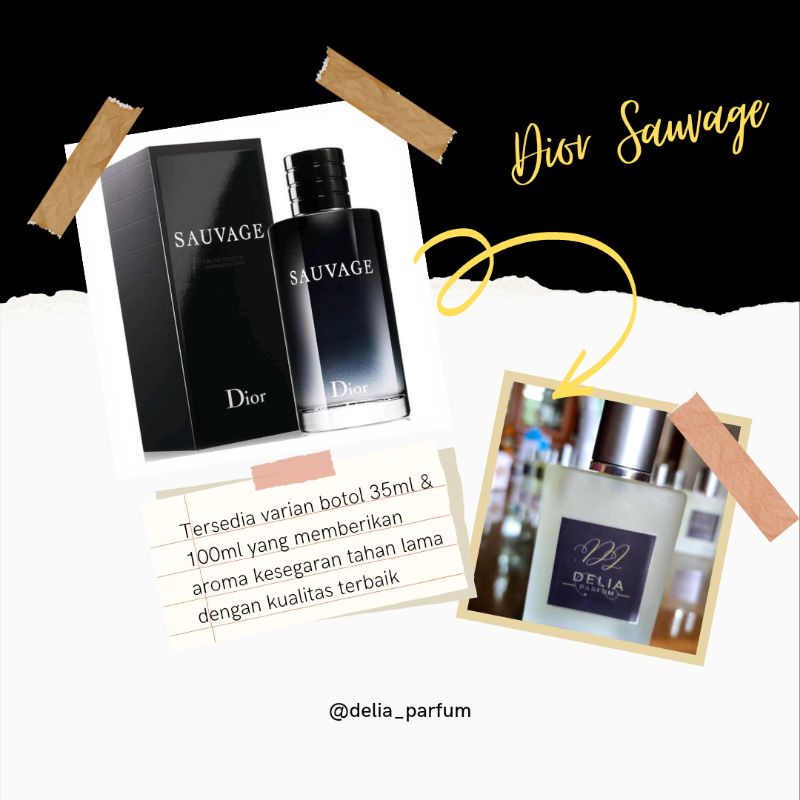 Parfum Refill Premium Pria Dior Sauvage