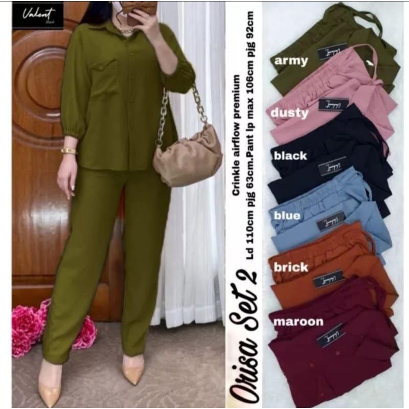 SETELAN ORISA CRINKLE AIRFLOW PREMIUM