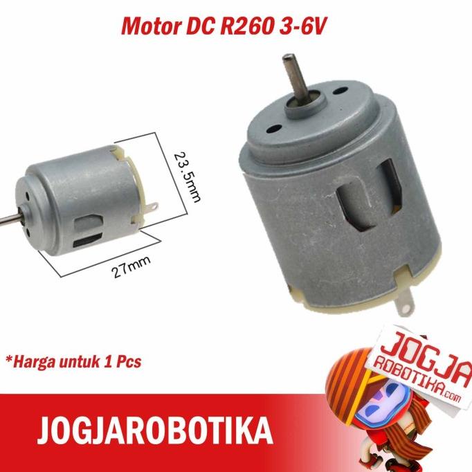 Motor DC R260 3-6V jogjarob07 Ayo Beli