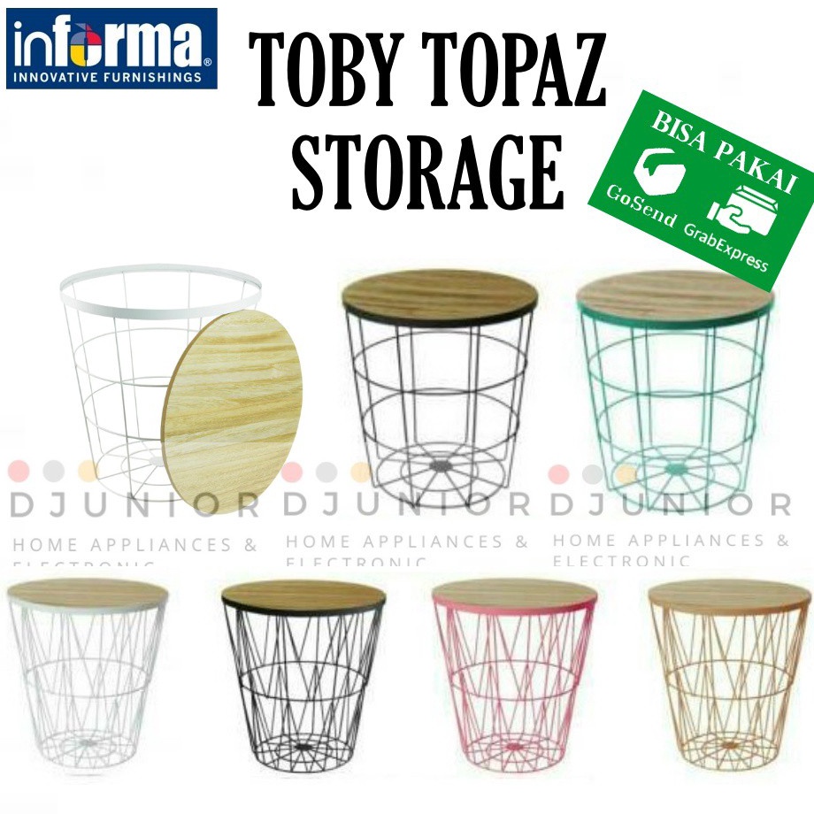 Promo TOPAZ TOBY TIERRA MEJA TAMU INFORMA