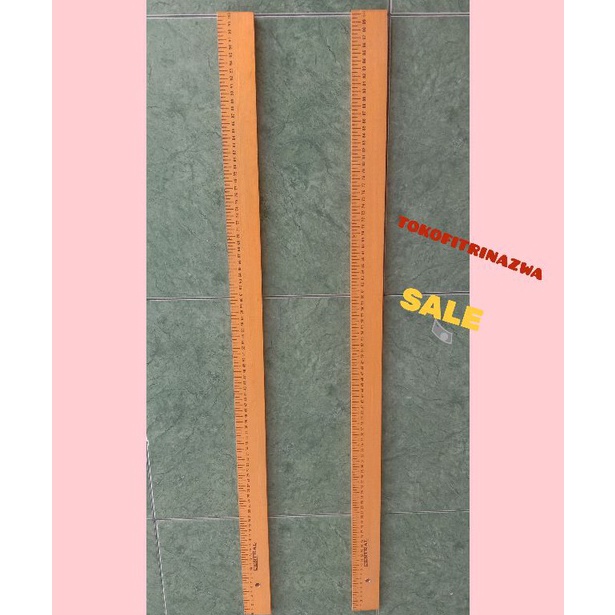 

FO80 PENGGARIS KAYU 1M (asli kayu bukan harbot) ❇COD