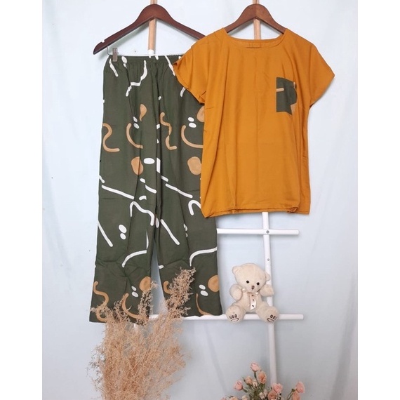 BABYDOLL CELANA PANJANG RAYON VOl. 1 | PIYAMA KEKINIAN | BABYDOLL KEKINIAN 4835