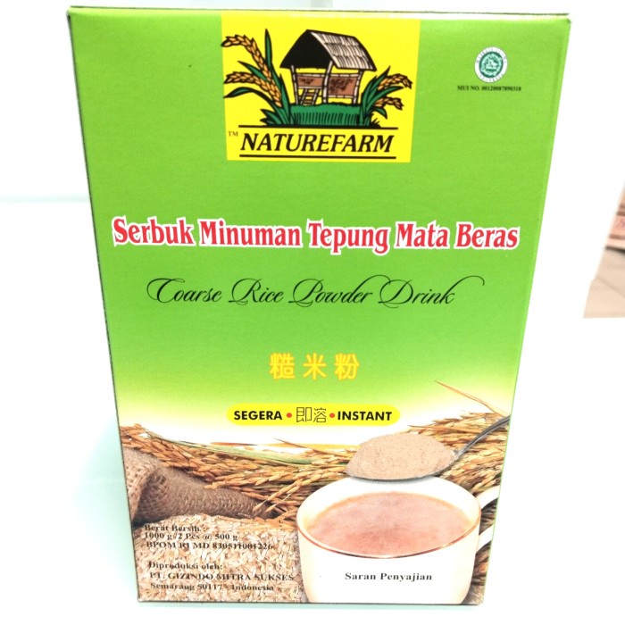 

Tepung Mata Beras Bekatul Serbuk Numan Coarse Rice Powder Drink 1 Kg