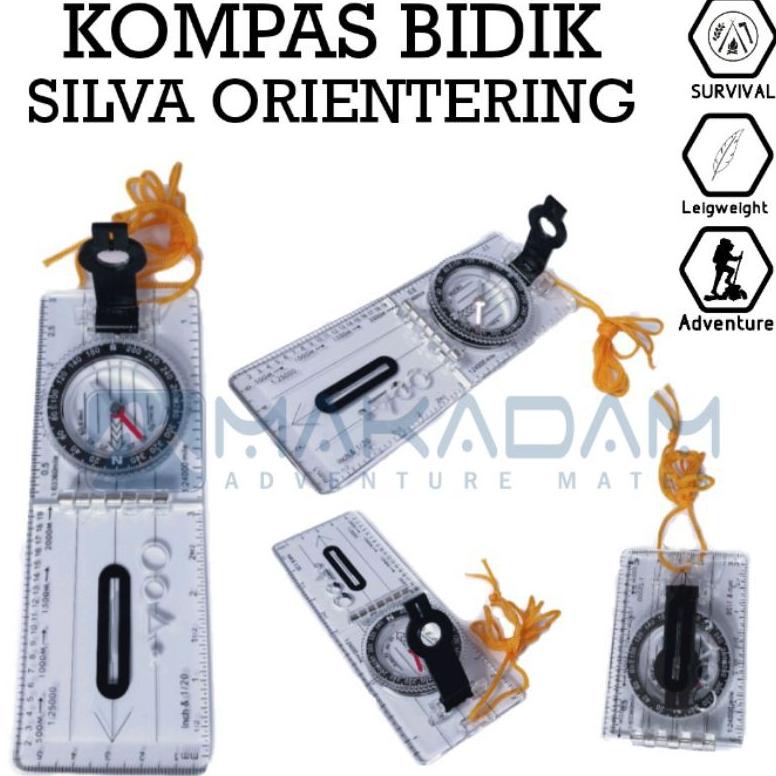 Terbaik Kompas Bidik Silva Compass Orientering Penggaris Peta