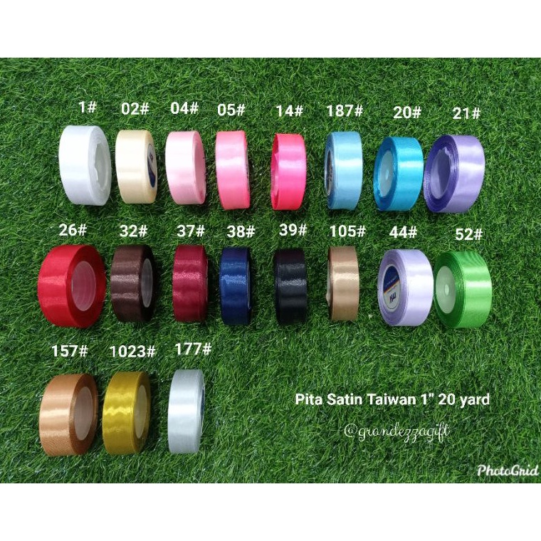 

Best Produk PITA SATIN 1” 20Y / PITA KAIN / PITA BUKET/ SILK RIBBON mzpwt