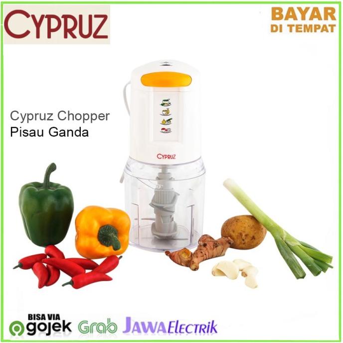 Food Processor Penggiling Makanan Cypruz Chopper Pisau Ganda